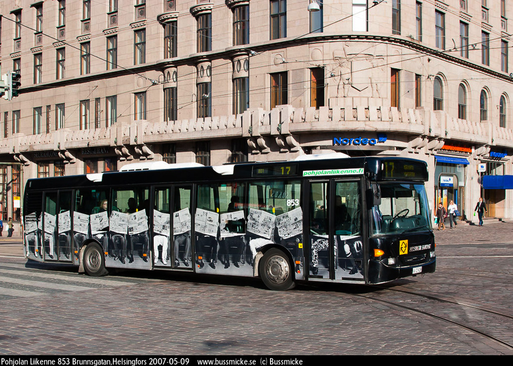 Helsinki, Scania OmniCity CN94UB 4X2EB # 853