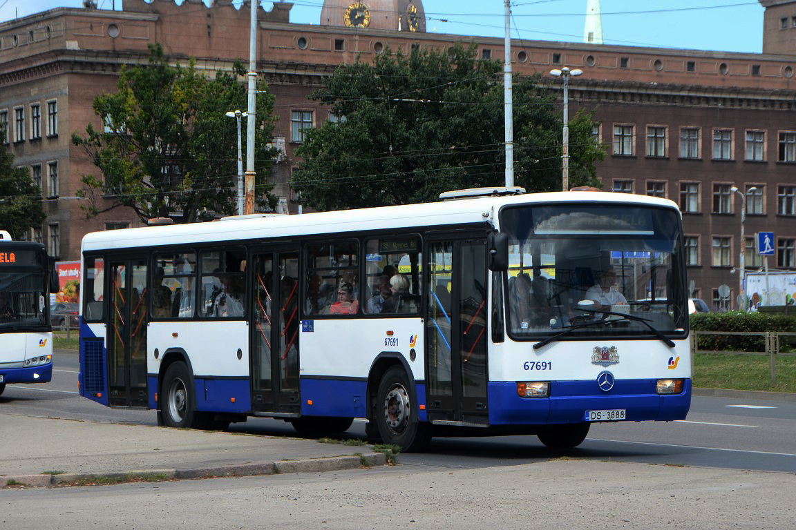 Riga, Mercedes-Benz O345 № 67691