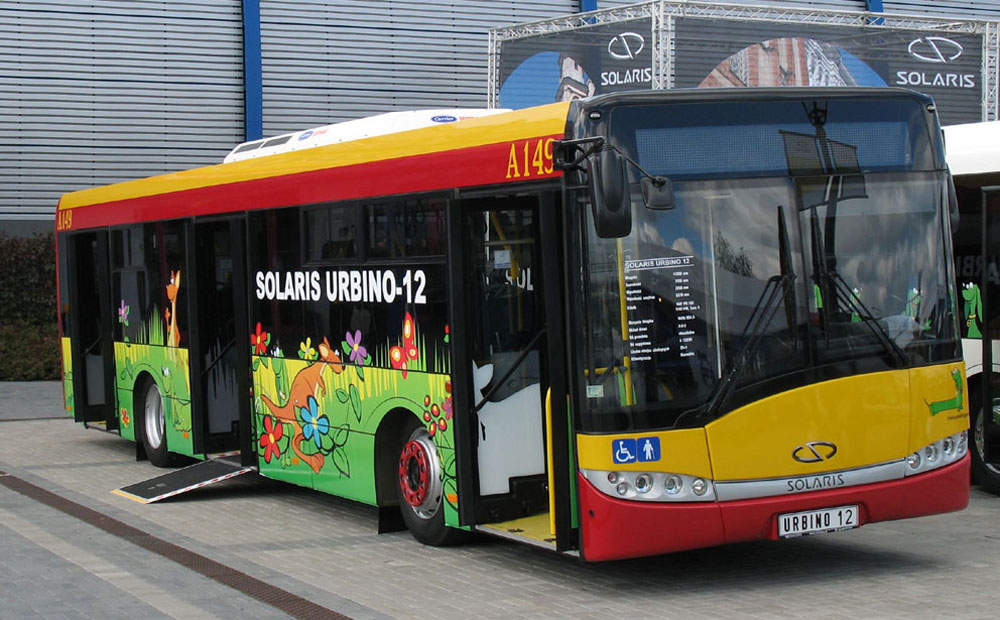 Варшава, Solaris Urbino III 12 № A149; Кельце — TransExpo 2007