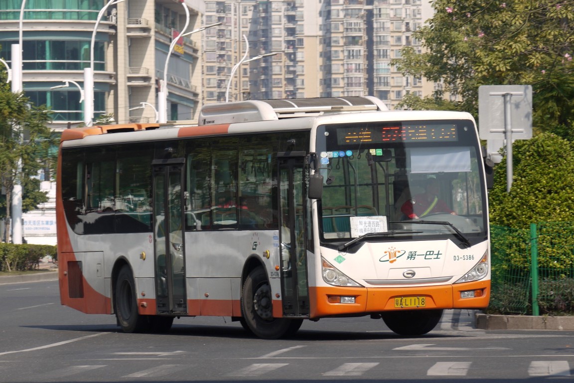 Guangzhou, GAC GZ6111HEV1 № D3-S386
