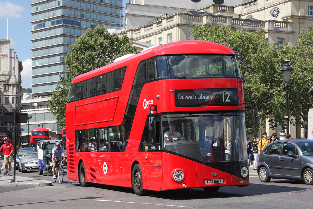 London, Wright New Bus for London # LT667