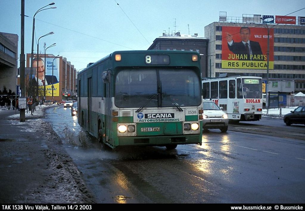 Tallinn, Scania CR112 №: 1538