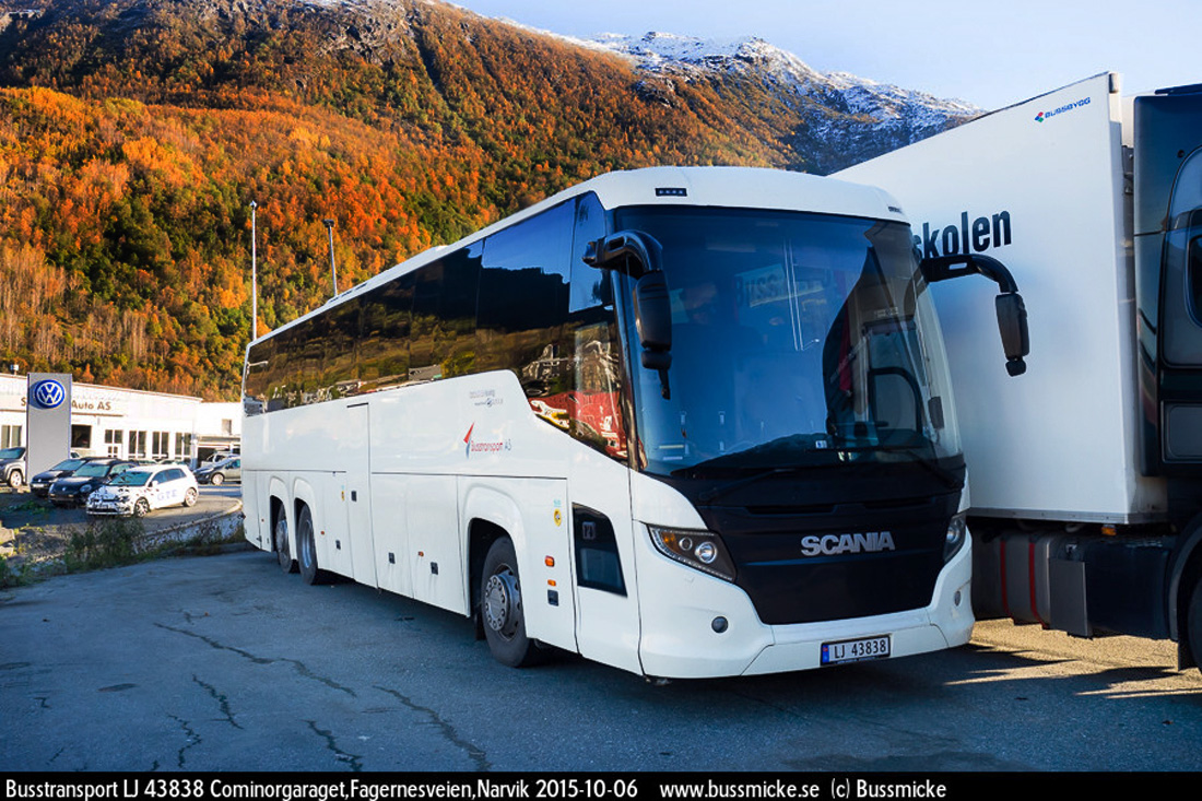 Narvik, Scania Touring HD 13,7 nr. LJ 43838