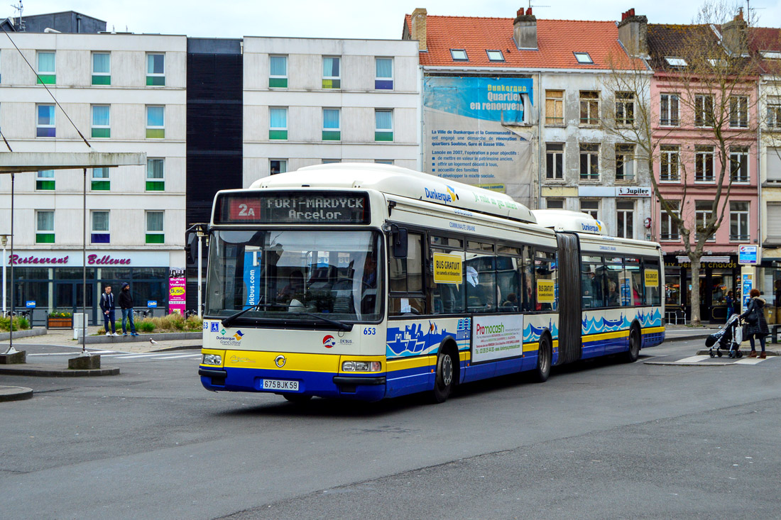 Calais, Irisbus Agora L GNV № 653