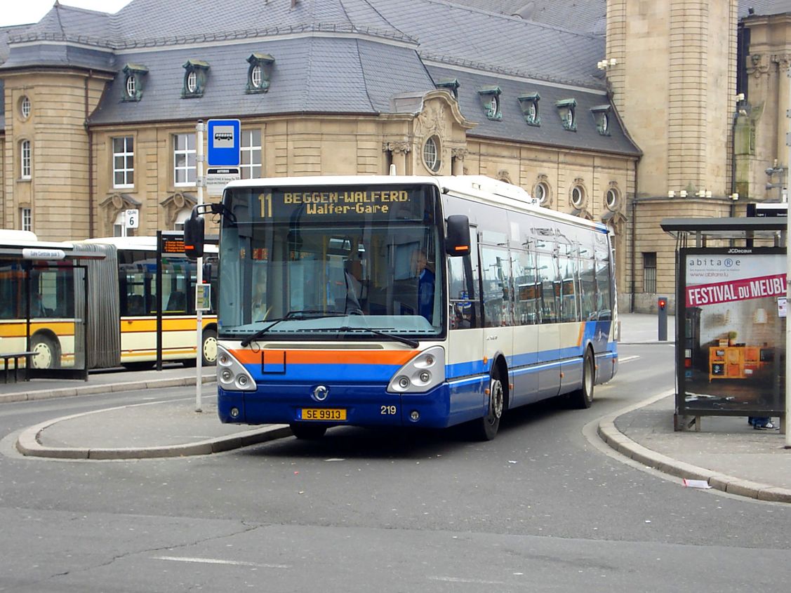 Luxembourg-ville, Irisbus Citelis 12M № 219