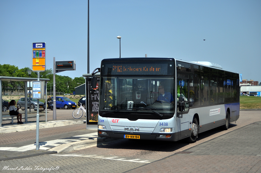 Роттердам, MAN A37 Lion's City NL263 № 3438