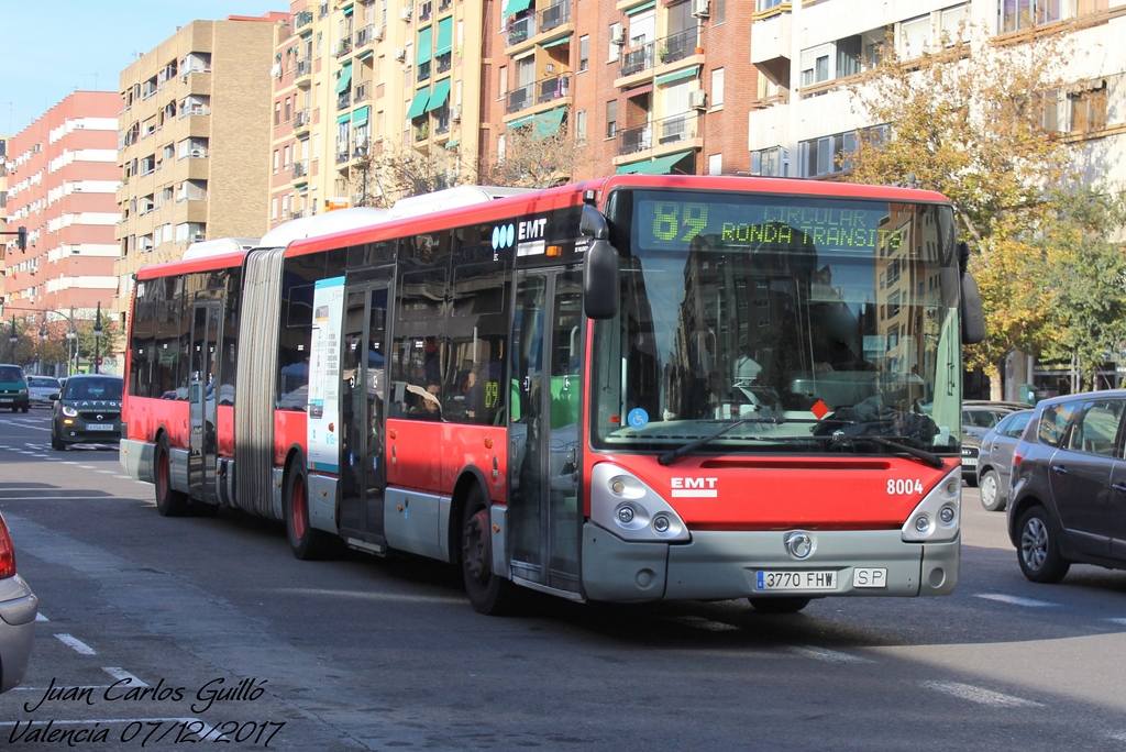 Valencia, Hispano (Irisbus Citelis 18M) No. 8004