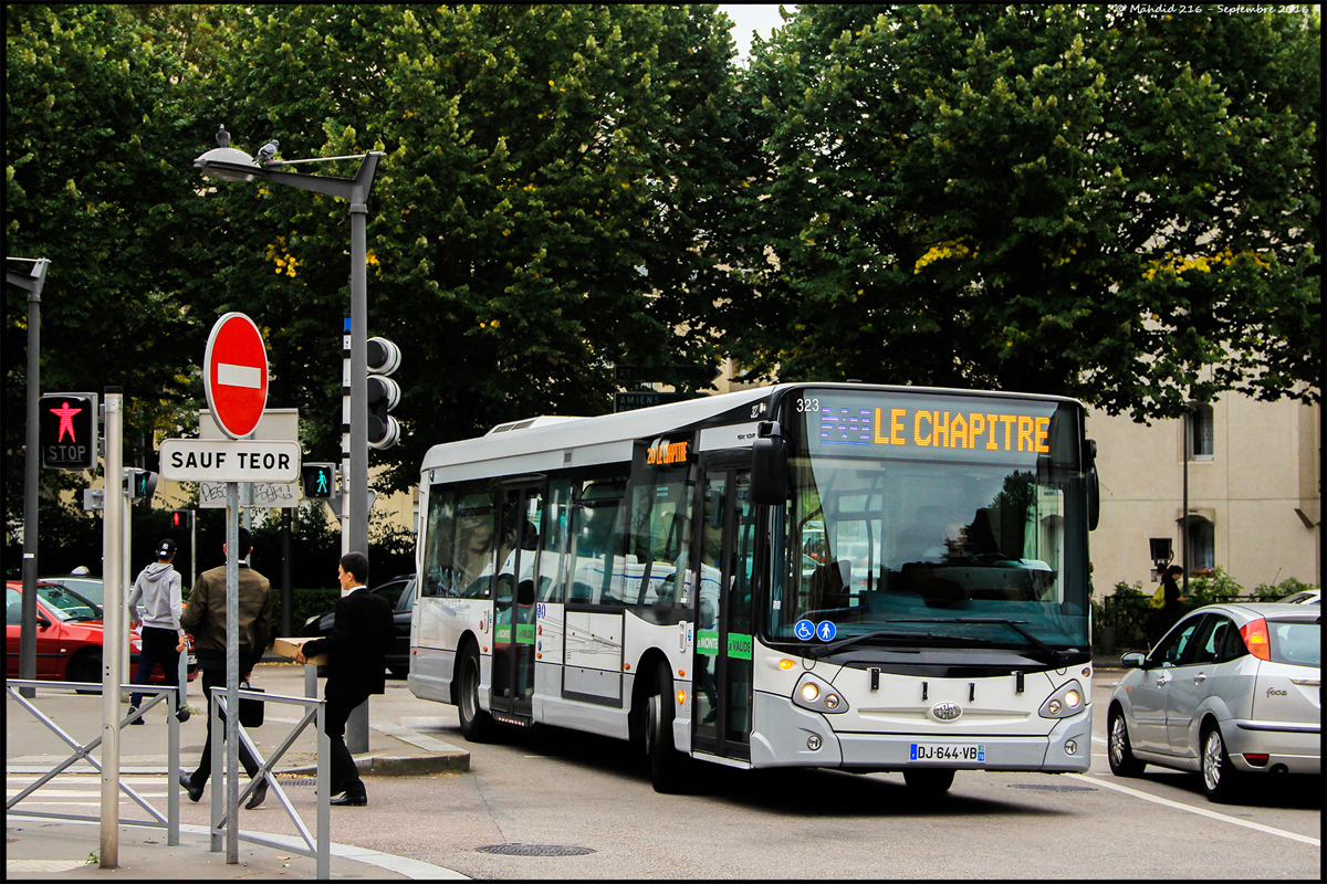 Rouen, Heuliez GX137L # 323