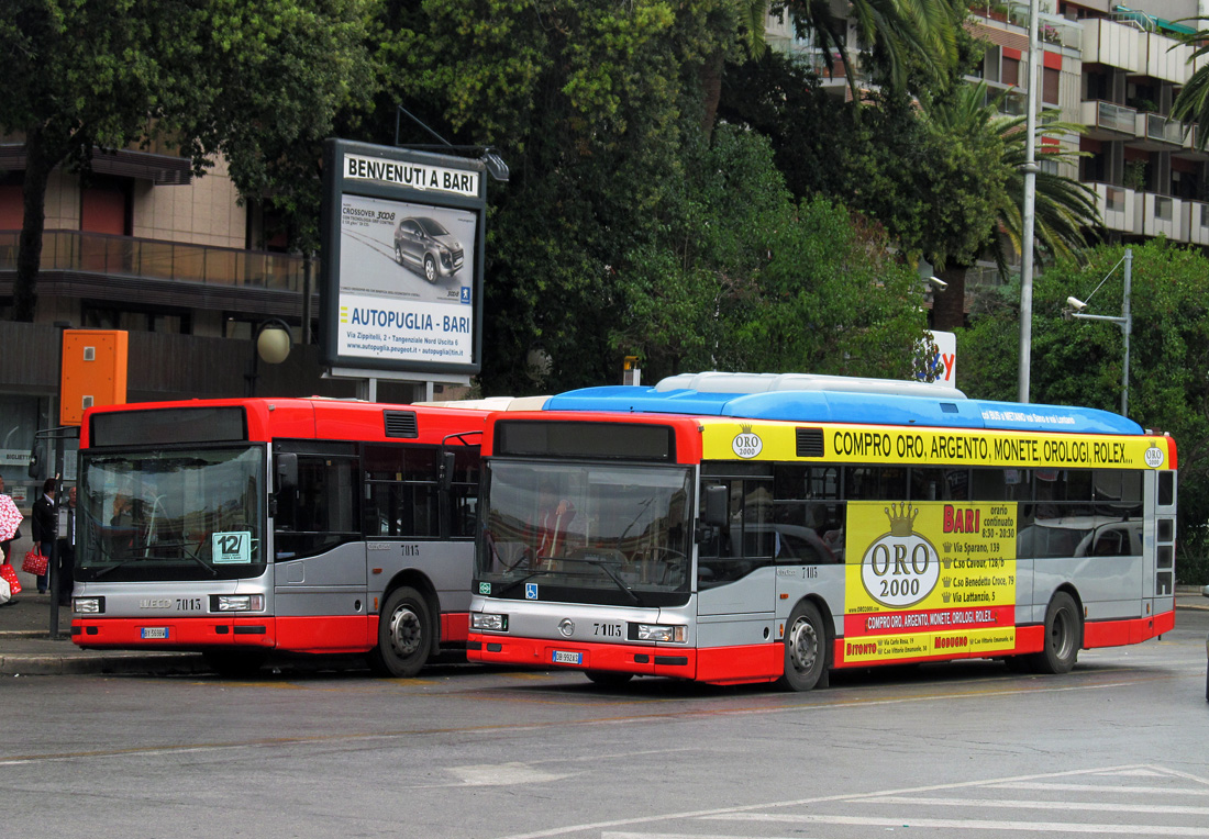 Бари, Irisbus CityClass 491E.12.29 CNG № 7103; Бари, IVECO CityClass 491E.12.29 № 7013