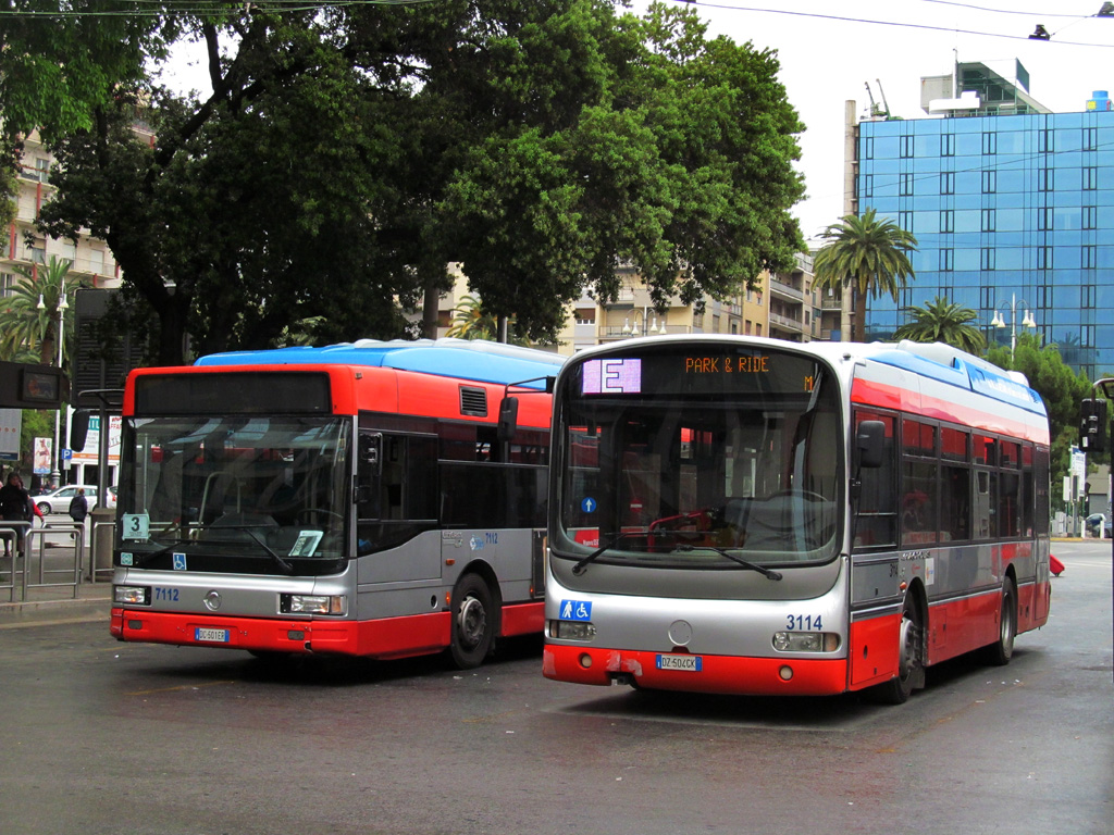 Bari, Irisbus Europolis 203E.9.20 CNG № 3114; Bari, Irisbus CityClass 491E.12.29 CNG № 7112