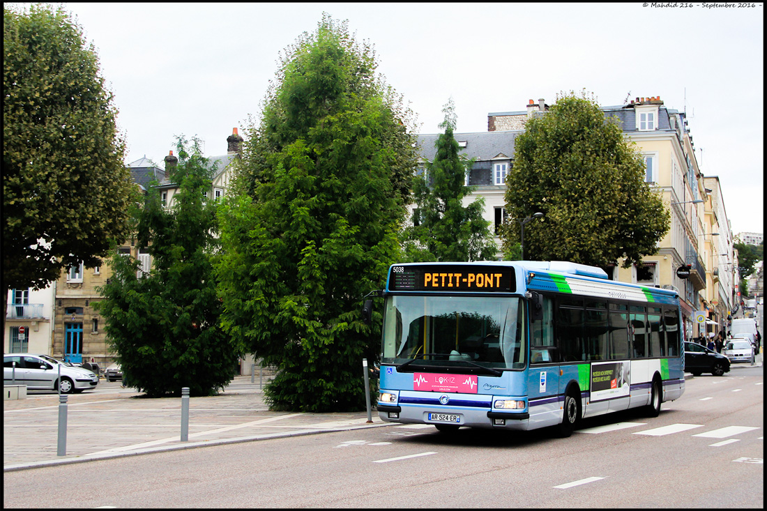 Rouen, Irisbus Agora S # 5038