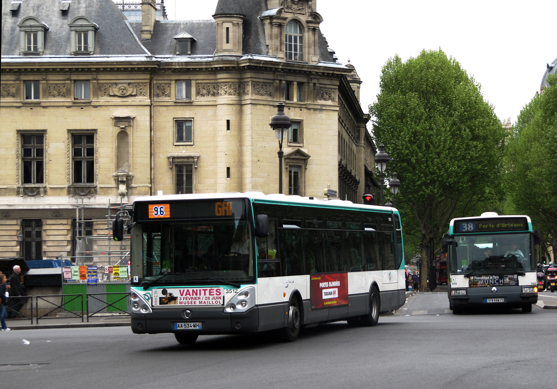 Paris, Irisbus Citelis Line # 3512