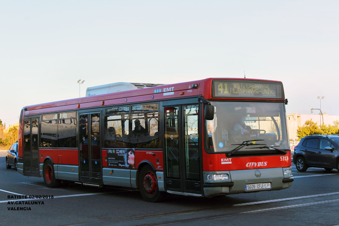 Valencia, Hispano Citybus E (Irisbus Agora S) # 5313