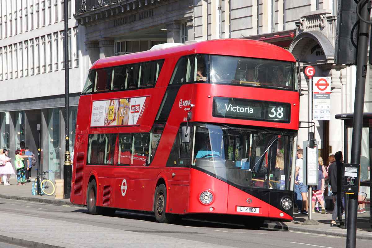 London, Wright New Bus for London # LT180