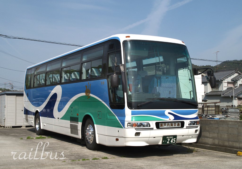 Ehime, Mitsubishi Fuso KL-MS86MP # 245