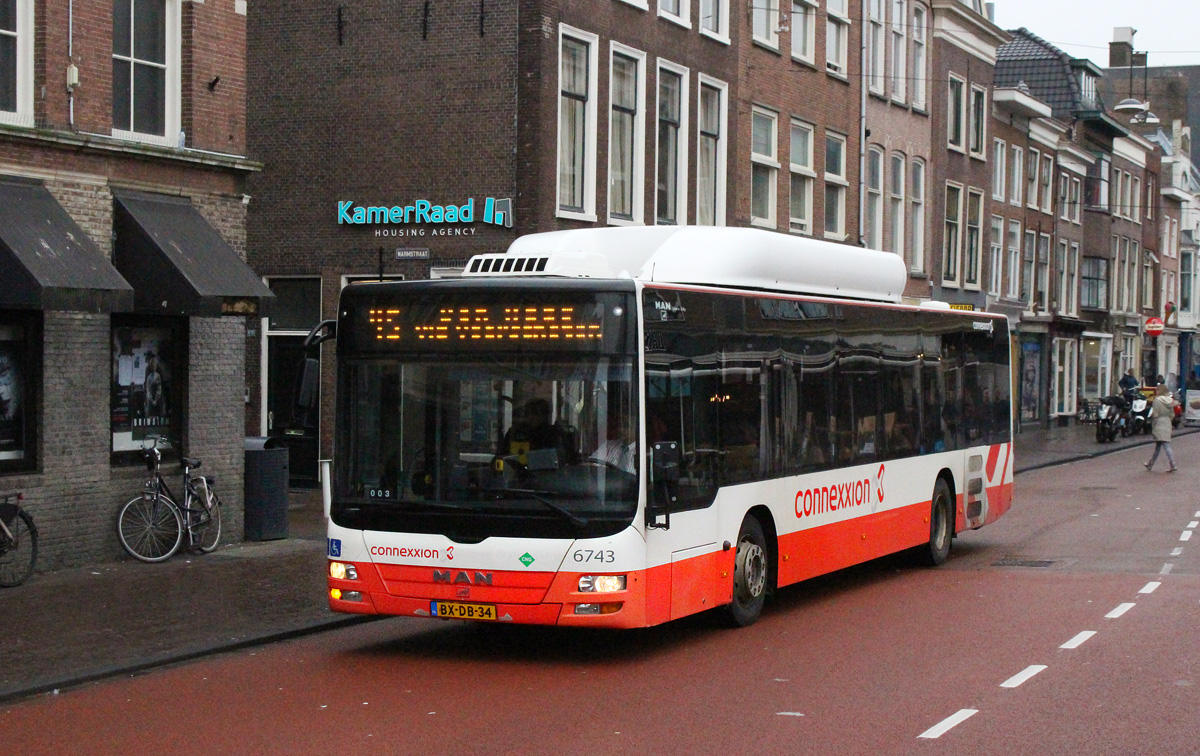Den Haag, MAN A21 Lion's City NL243 CNG # 6743