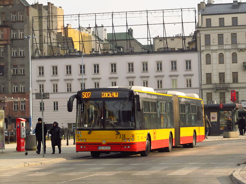 Warschau, Solbus SM18 LNG Nr. 7331