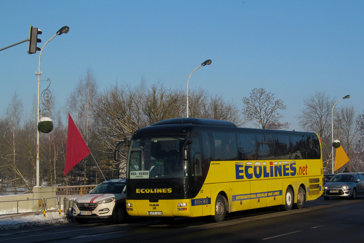 Kaunas, MAN R08 Lion's Top Coach RHC464 č. 312
