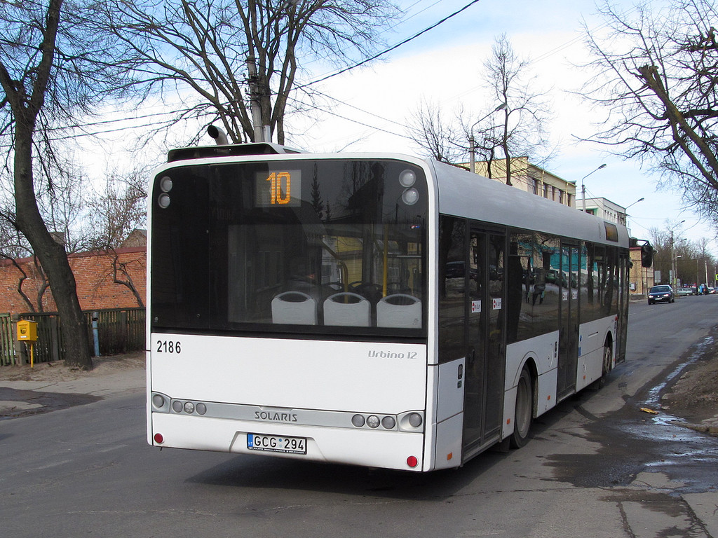 Panevėžys, Solaris Urbino III 12 Hybrid # 2186