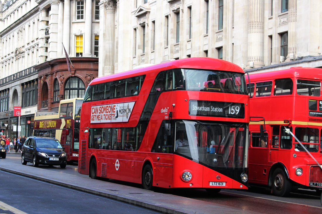 London, Wright New Bus for London # LT631
