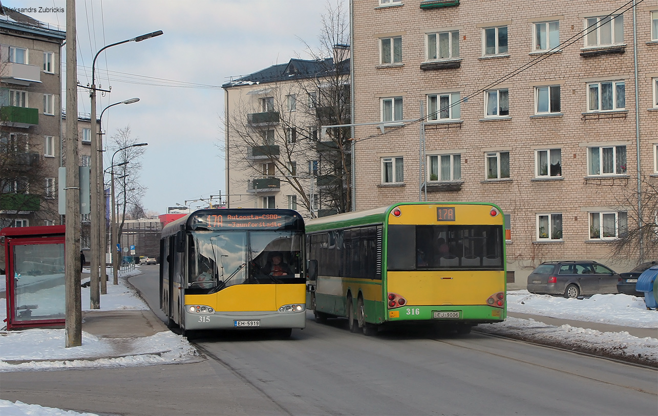 Daugavpils, Solaris Urbino I 15 # 315; Daugavpils, Solaris Urbino I 15 # 316