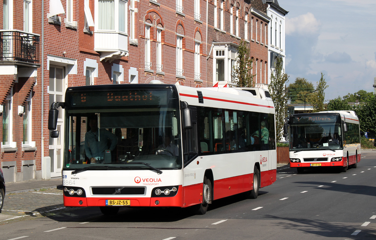 Maastricht, Volvo 7700 nr. 3864; Maastricht, Volvo 7700 nr. 3854