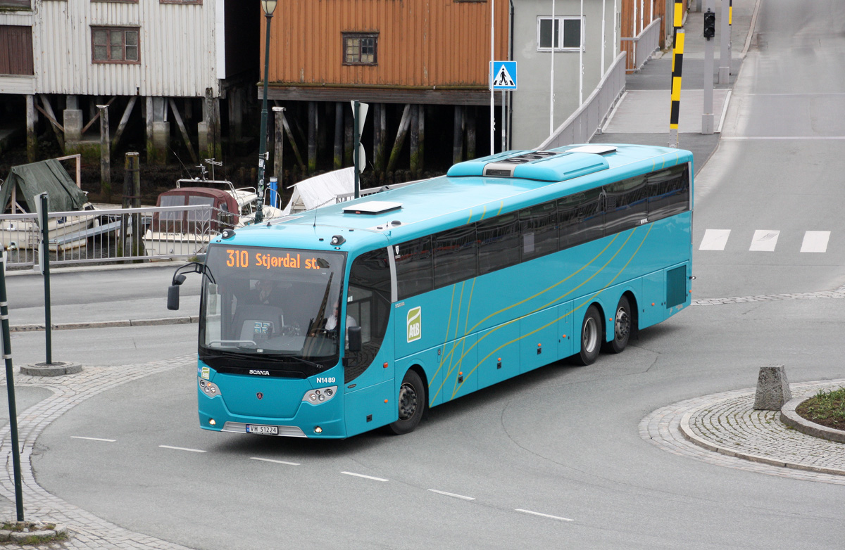 Trondheim, Scania OmniExpress 340 № N1489