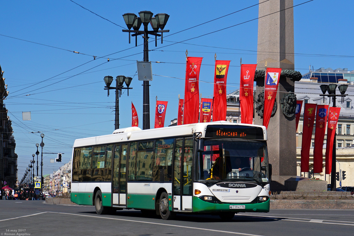 Sankt Petersburg, Scania OmniLink CL94UB 4X2LB Nr. 7148