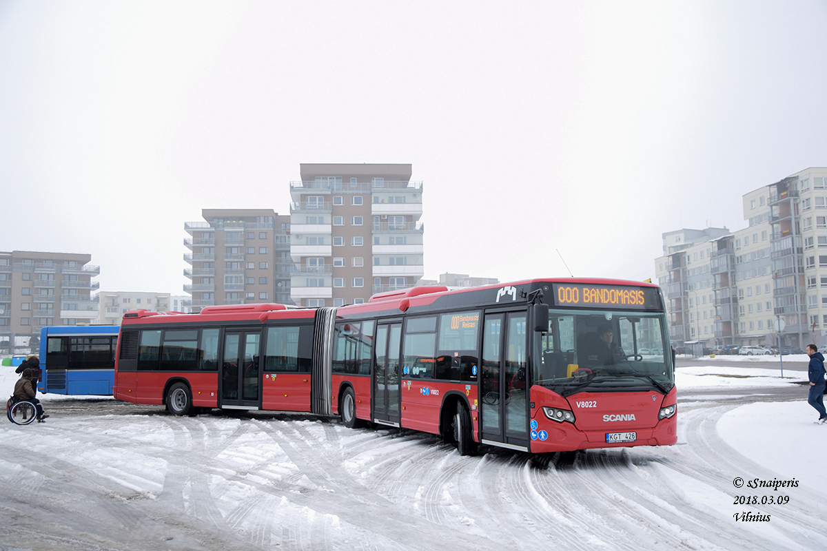 Vilnius, Scania Citywide LFA # V8022; Vilnius — New buses