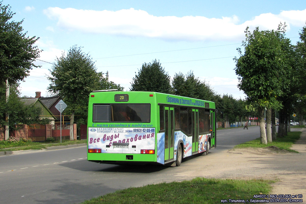 Baranovichi, MAZ-103.065 # 11590