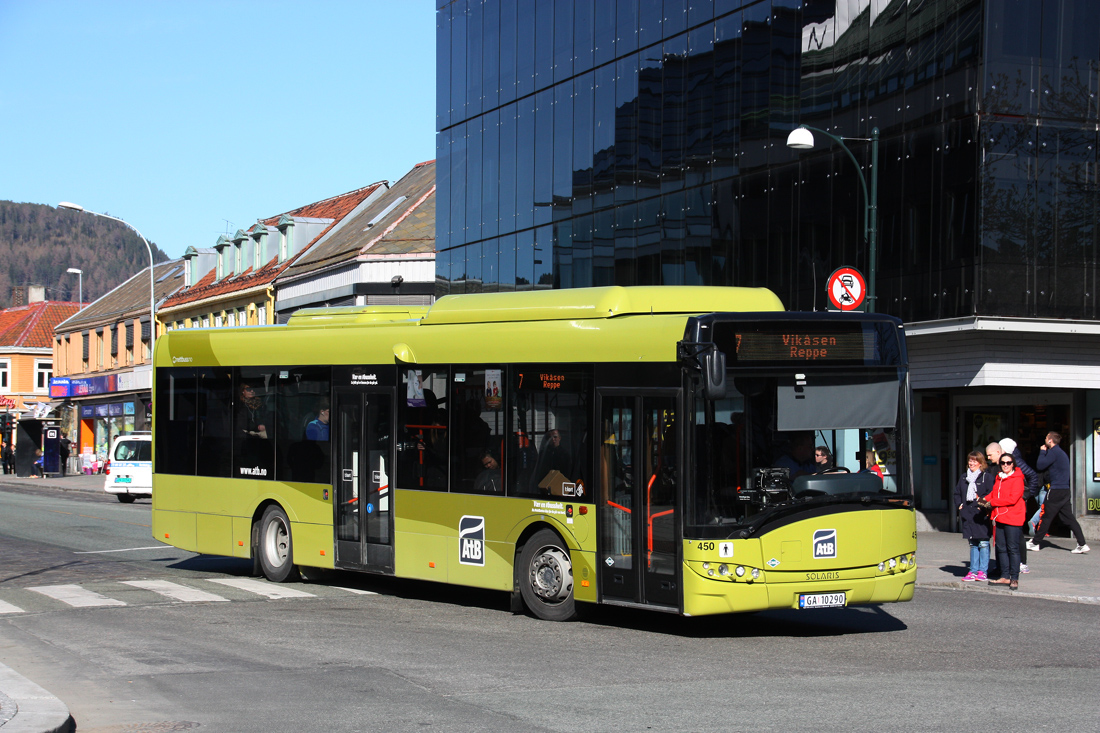 Trondheim, Solaris Urbino III 12 LE CNG č. 40450