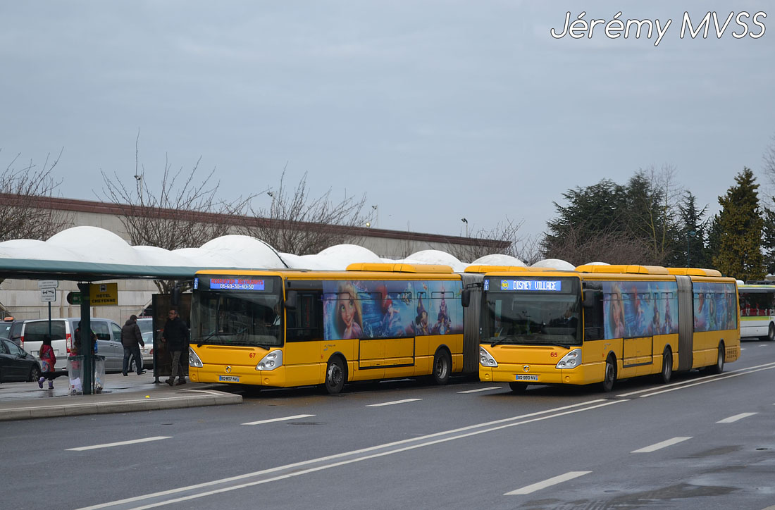 Paris, Irisbus Citelis 18M # 65; Paris, Irisbus Citelis 18M # 67
