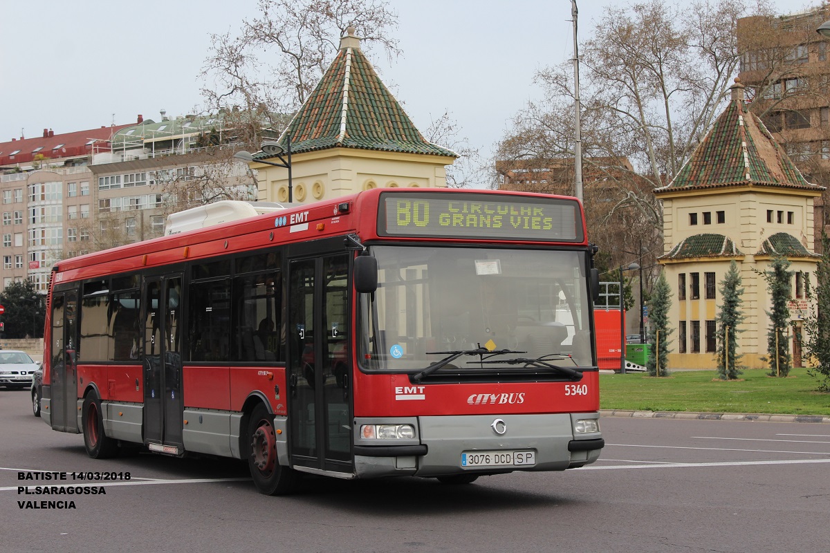 Valencia, Hispano Citybus E (Irisbus Agora S) # 5340