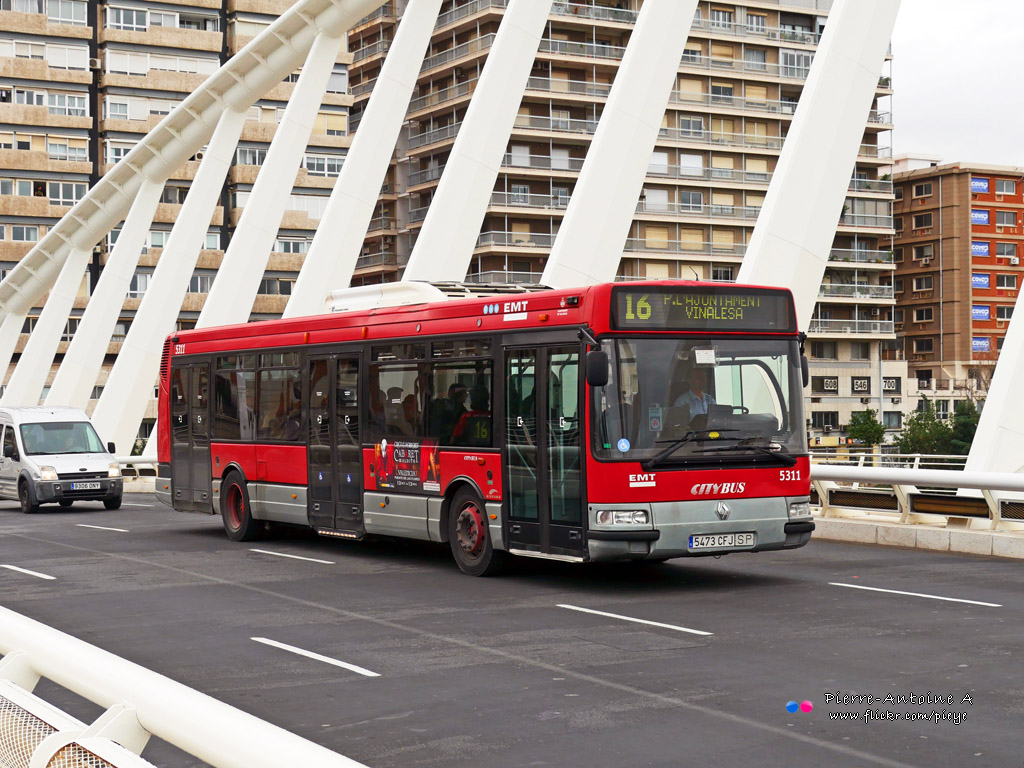 Valencia, Hispano Citybus E (Irisbus Agora S) # 5311