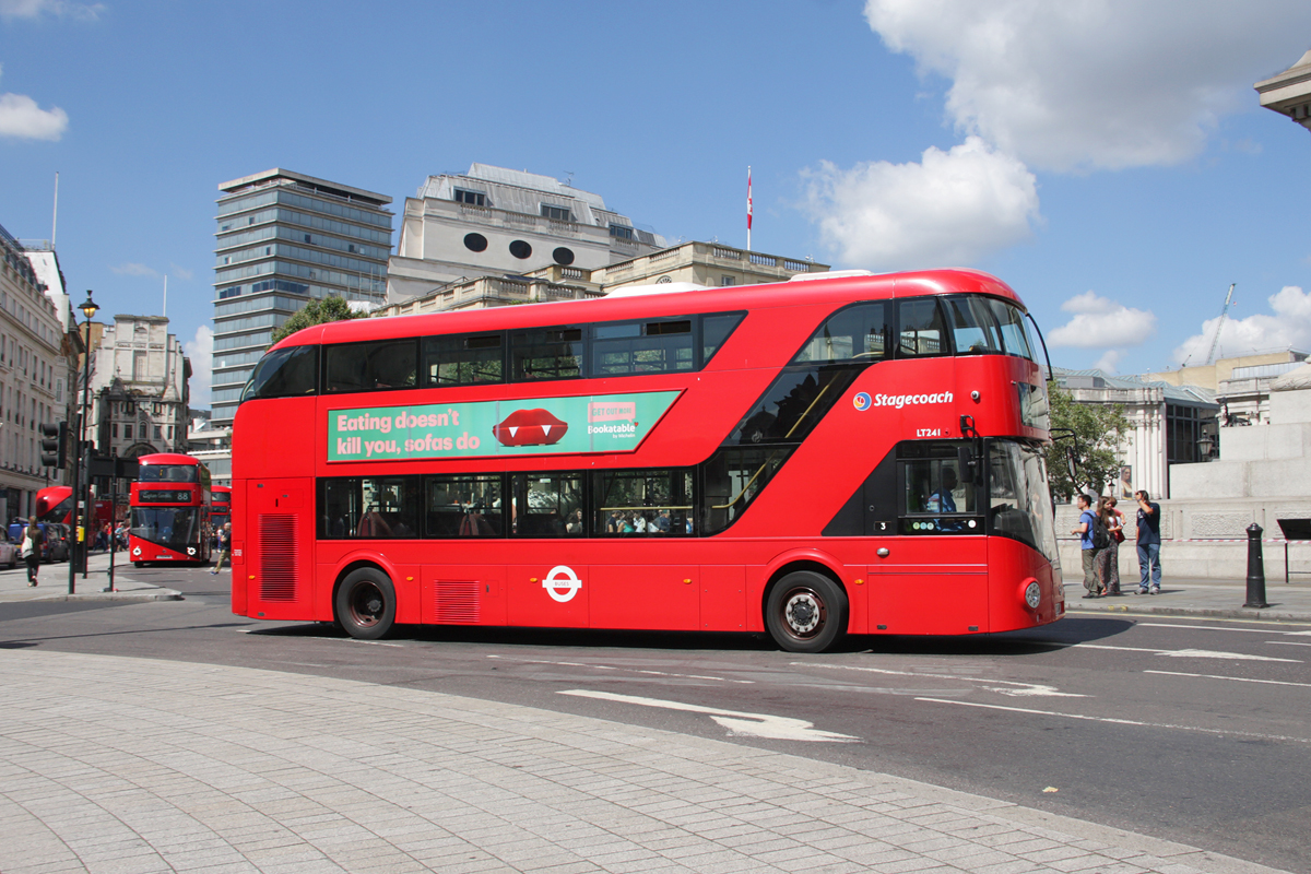 London, Wright New Bus for London # LT241