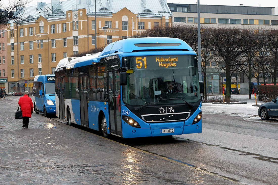 Хельсинки, Volvo 7900 Hybrid № 652