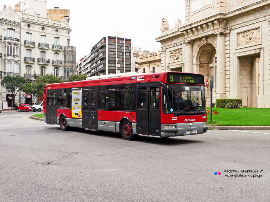 Валенсия, Hispano Citybus E (Renault Agora S) № 5183
