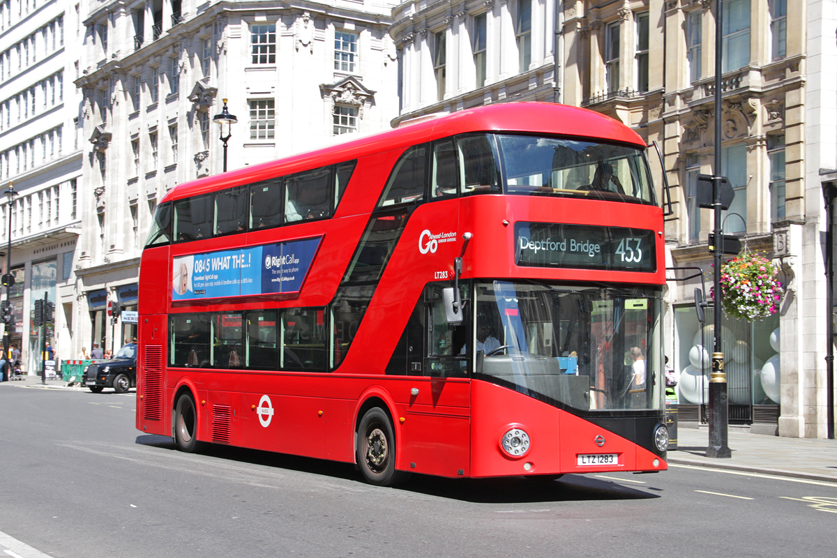 London, Wright New Bus for London # LT283