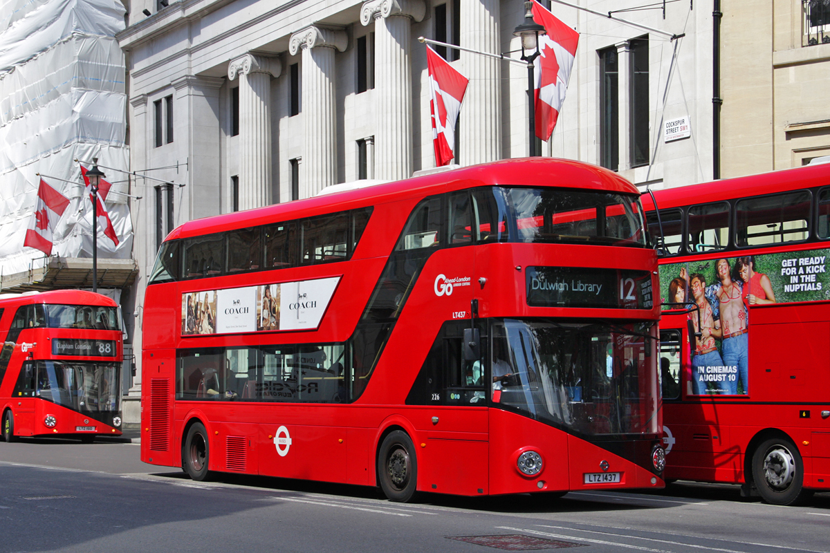 London, Wright New Bus for London # LT437