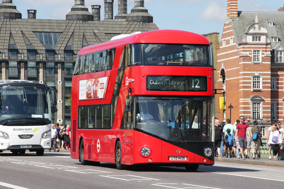 London, Wright New Bus for London # LT439