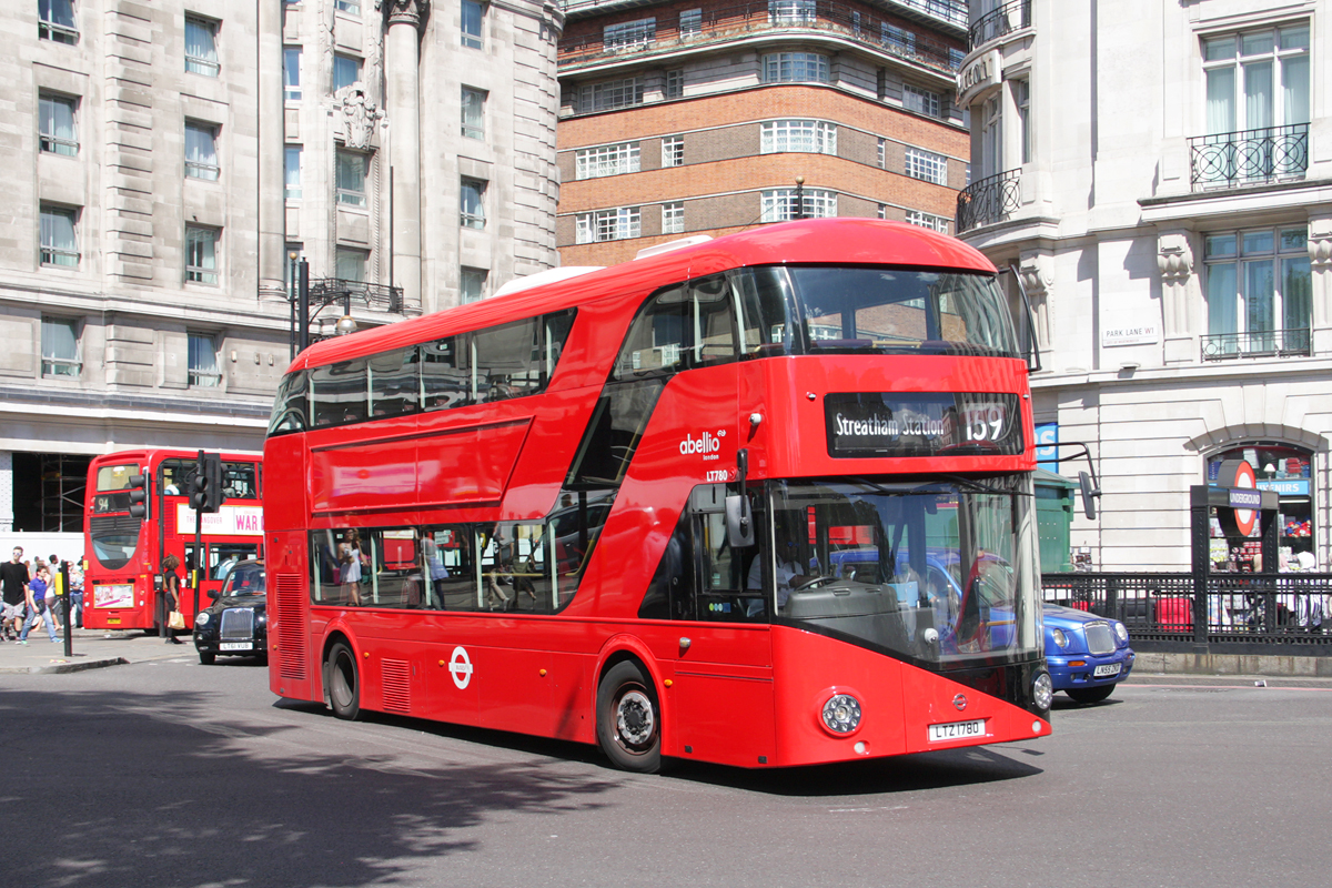 London, Wright New Bus for London # LT780