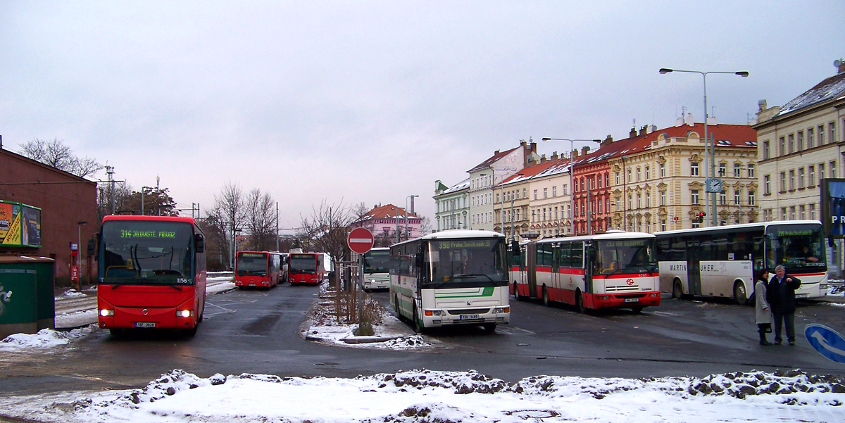 Прага-Запад, Irisbus Crossway 12M № 1156; Прага, Karosa B941.1934 № 6240; Домажлице, Karosa C954E.1360 № 1467