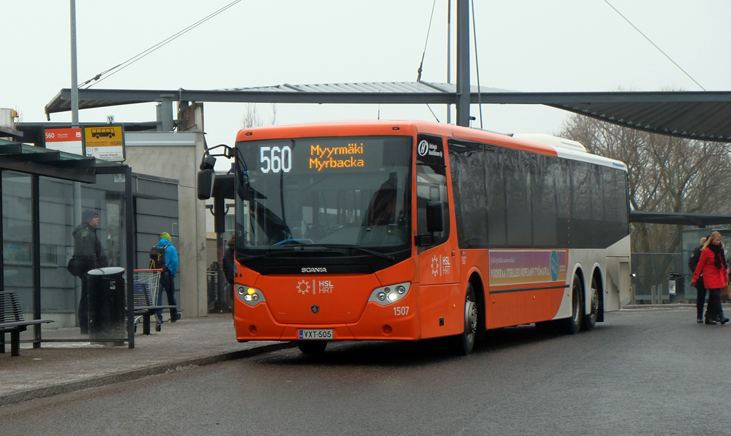 Хельсинки, Scania OmniExpress 320 LE № 1507