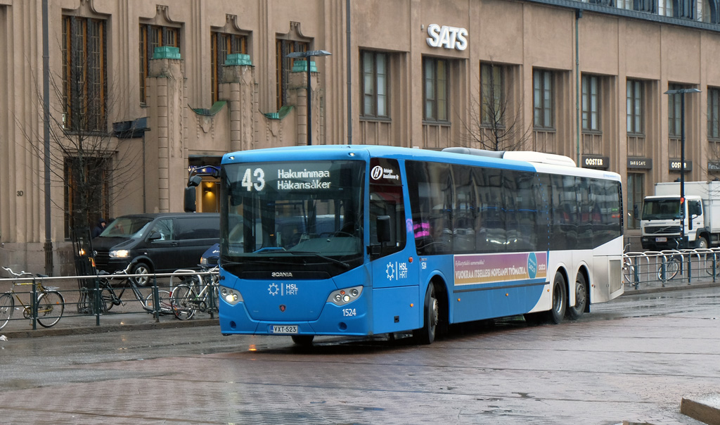 Helsinki, Scania OmniExpress 320 LE # 1524