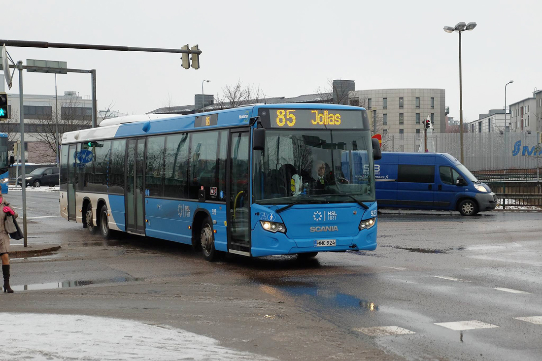 Espoo, Scania Citywide LE № 923