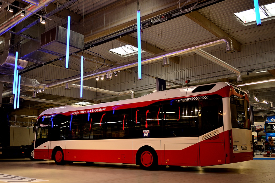 Sosnowiec, Volvo 7900 Hybrid # 795; Warsaw — Międzynarodowe Targi Transportu, Spedycji i Logistyki 2018