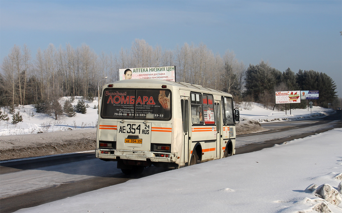 Zheleznogorsk (Krasnoyarskiy krai), PAZ-32054 (40, K0, H0, L0) # АЕ 354 24
