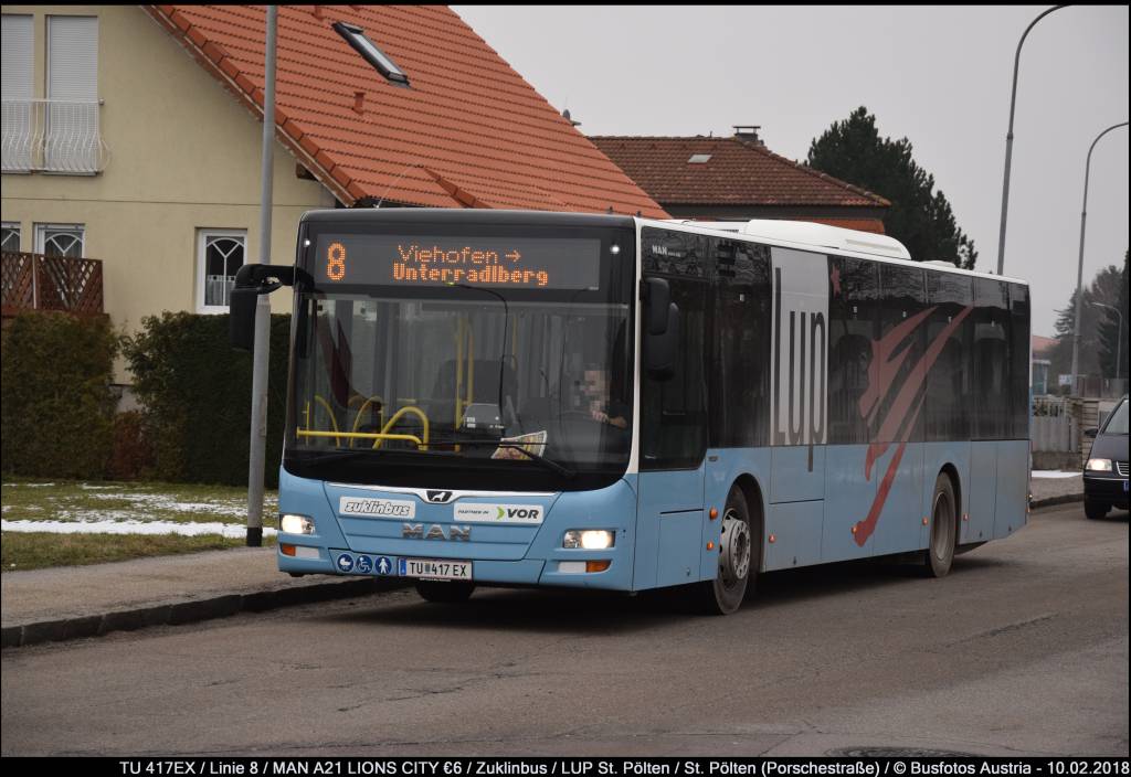 Klosterneuburg, MAN A21 Lion's City NL323 # TU-417 EX