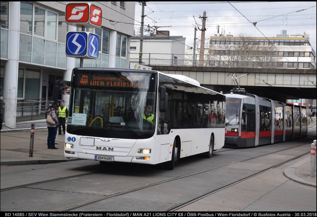 Mödling, MAN A21 Lion's City NL323 # 14085