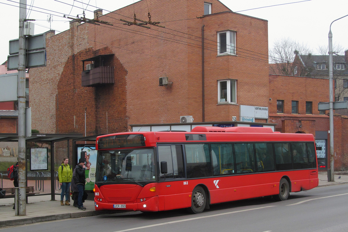 Kaunas, Scania OmniCity CN230UB 4x2EB № 863
